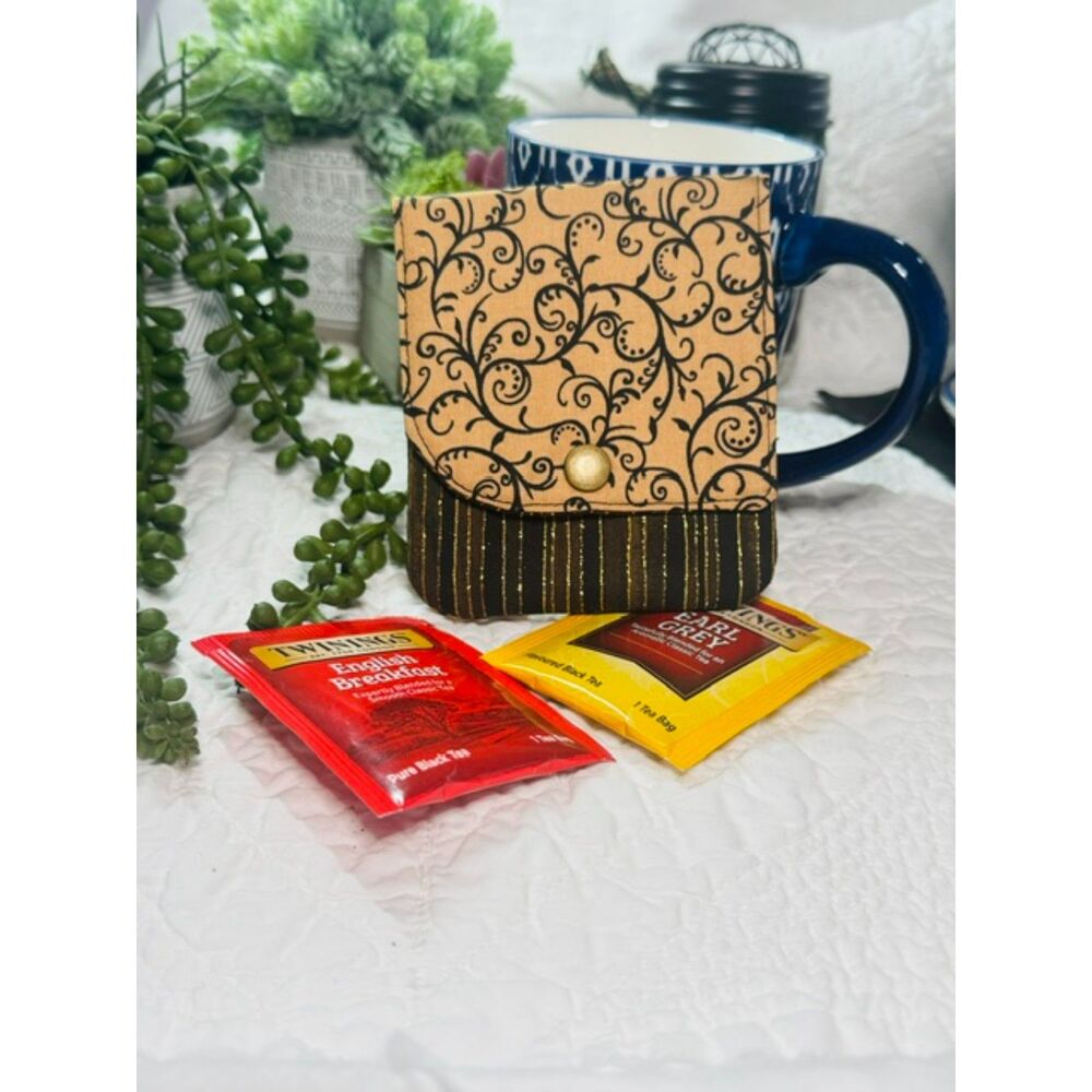 Tea Wallet handcrafted measures (4.1/2" x 4")